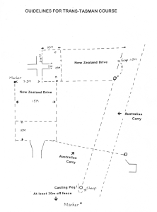 Trans Tasman Course Map